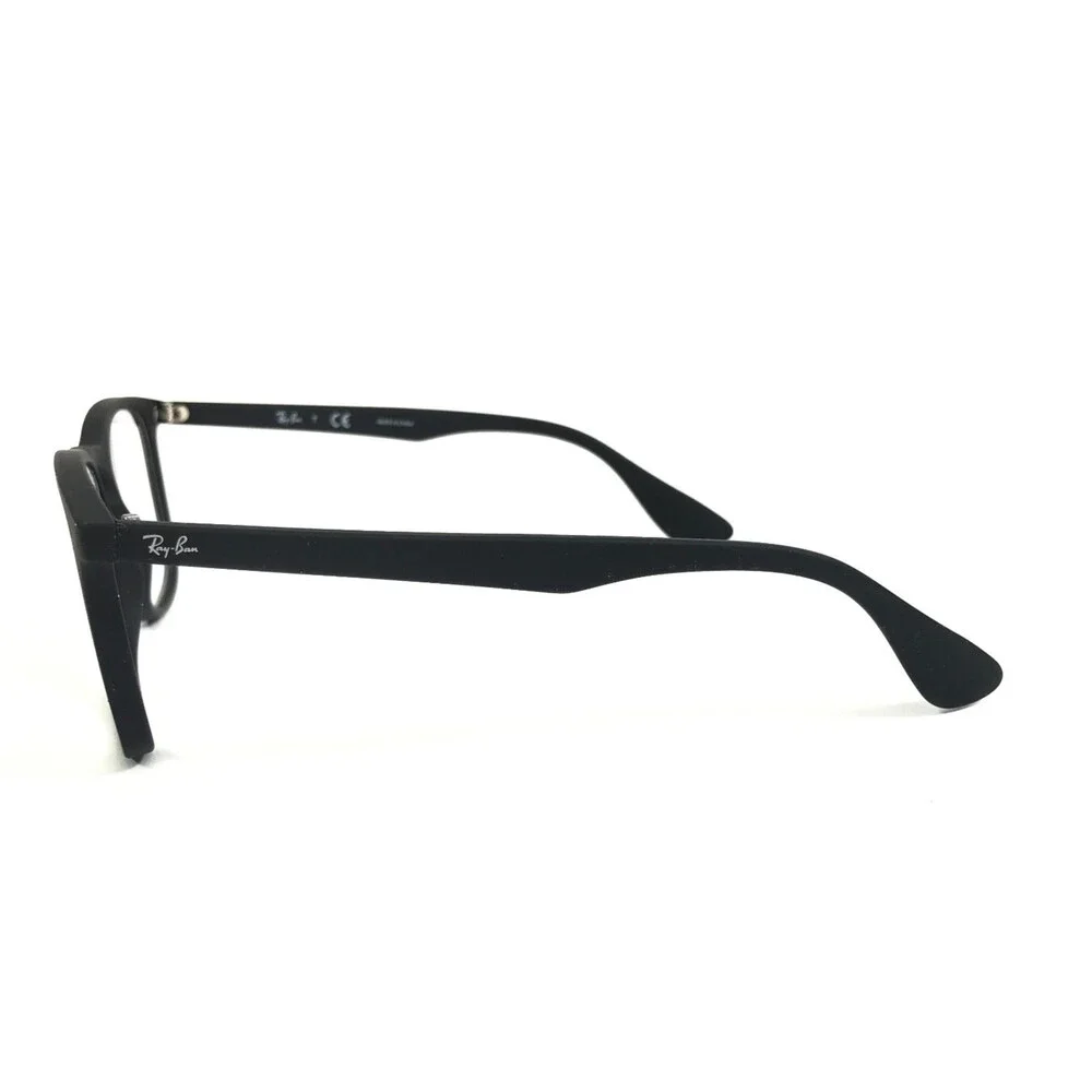 Ray-Ban Eyeglasses Frames RB7074 5364 Matte Black Rubberized Square 52-18-145